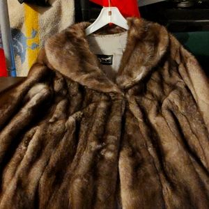 1971 reticulated mink coat.